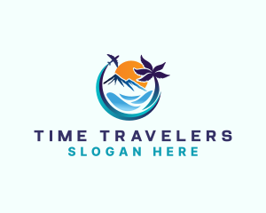 Travel Beach Tropical logo design