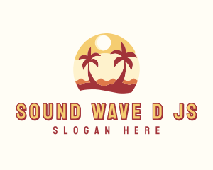 Vacation Beach Resort logo design