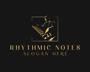 Piano Pianist Instrument logo