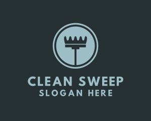 Crown Mop Cleaning logo design