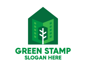 Green City Neighborhood logo design