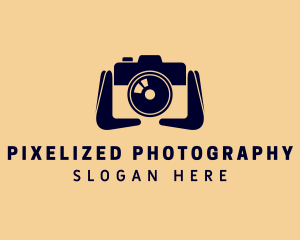 Camera Photographer Vlogger logo design