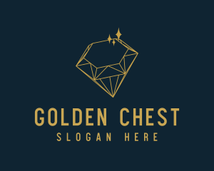 Diamond Outline Jewelry logo design