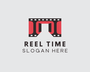 Film Reel Door Cinema logo design