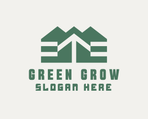 Green Arrow House logo design