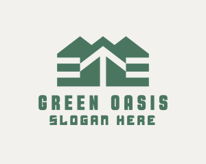 Green Arrow House logo design