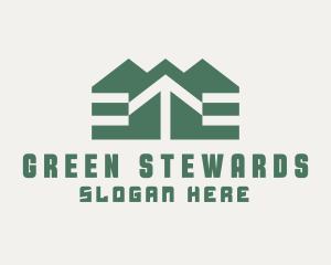 Green Arrow House logo design