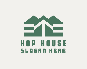 Green Arrow House logo design