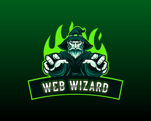 Wizard Sorcerer Gaming logo design