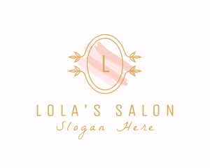 Luxury Mirror Watercolor logo design