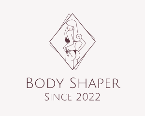 Sexy Bikini Model  logo design