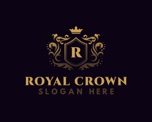 Luxury Crown Crest logo design