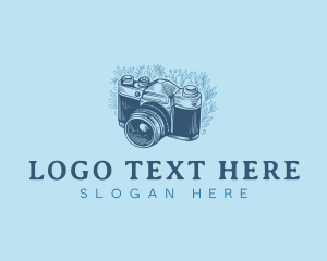 Camera Floral Photo logo