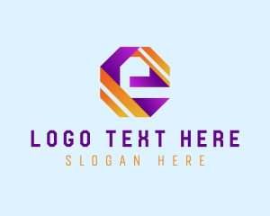 Octagon Tech Retail Shop Logo