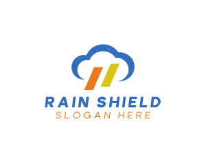 Weather Cloud Sky logo design