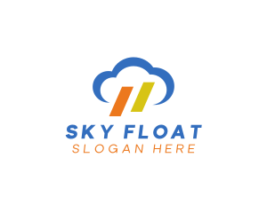 Weather Cloud Sky logo design