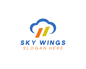 Weather Cloud Sky logo design