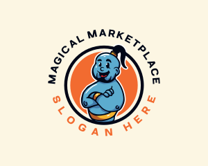Mythical Genie Fantasy logo