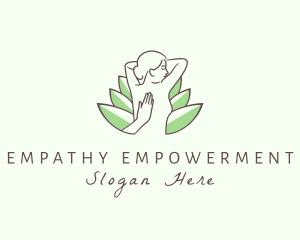 Woman Massage Spa logo design