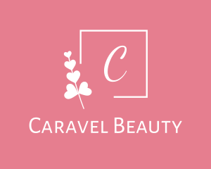 Flower Frame Beauty Boutique logo design