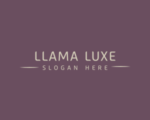 Luxe Boutique Business logo design