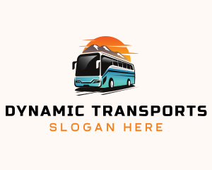 Transportation Bus Vehicle logo design