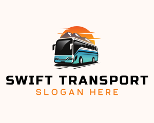 Transportation Bus Vehicle logo design