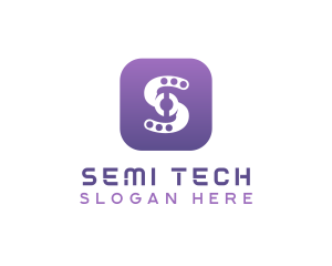 Generic Tech Letter S logo design