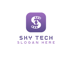 Generic Tech Letter S logo design