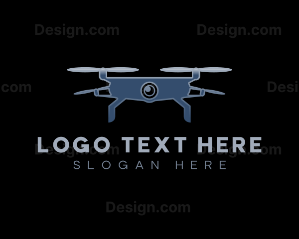 Drone Flight Camera Logo