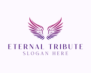 Memorial Angel Wings logo