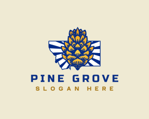 Montana Pine Cone logo design