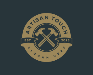 Artisan Hammer Carpentry logo design