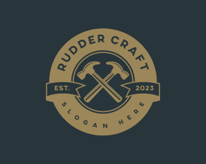 Artisan Hammer Carpentry logo design