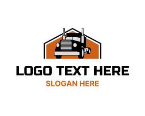 Logistics Freight Truck logo