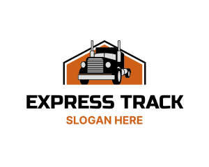 Logistics Freight Truck logo design