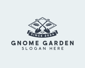 Garden Shovel Tools logo design