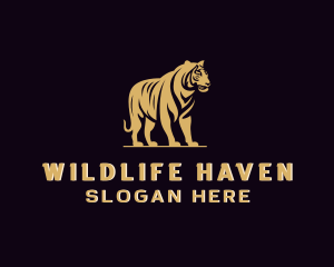 Tiger Wildlife Animal logo design