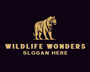 Tiger Wildlife Animal logo design