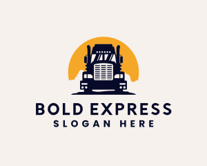  Express Truck Logistics logo design