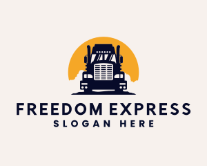  Express Truck Logistics logo design