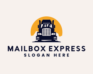  Express Truck Logistics logo design