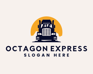  Express Truck Logistics logo design