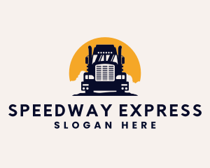  Express Truck Logistics logo design