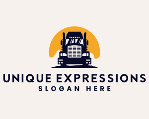  Express Truck Logistics logo design