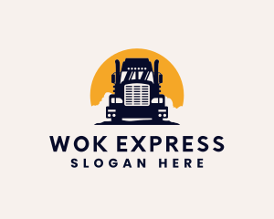  Express Truck Logistics logo design