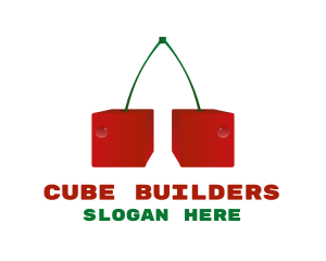 Sweet Cherry Cubes logo design