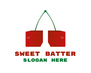 Sweet Cherry Cubes logo design