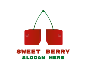 Sweet Cherry Cubes logo design