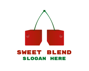 Sweet Cherry Cubes logo design